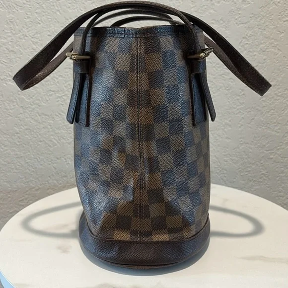 Louis Vuitton Brown Ebene Bucket Tote Bag - Picture 5 of 14